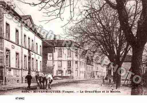 Ville de MOYENMOUTIER, carte postale ancienne
