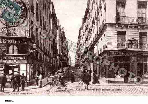 Ville de NANTES, carte postale ancienne