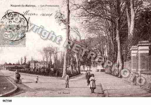 Ville de NOGENTLEROTROU, carte postale ancienne