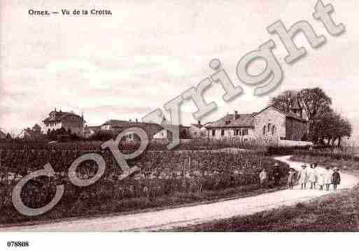 Ville de ORNEX, carte postale ancienne