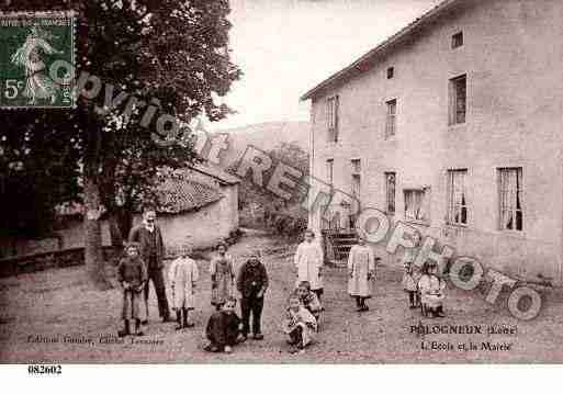 Ville de PALOGNEUX, carte postale ancienne