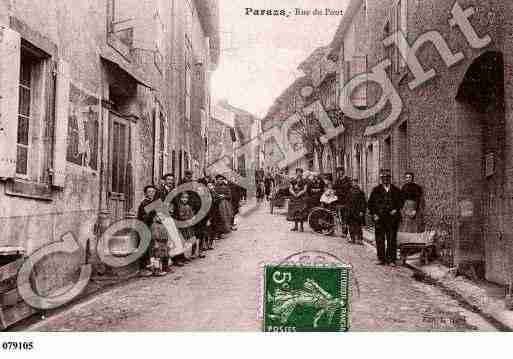 Ville de PARAZA, carte postale ancienne