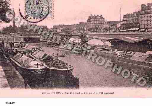 Ville de PARIS4, carte postale ancienne