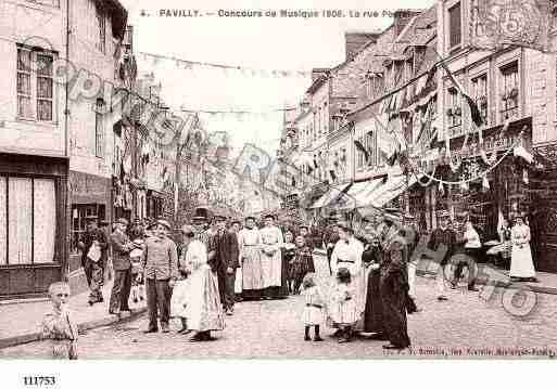 Ville de PAVILLY, carte postale ancienne