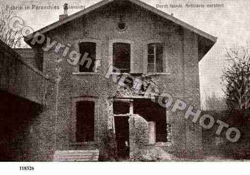 Ville de PERENCHIES, carte postale ancienne