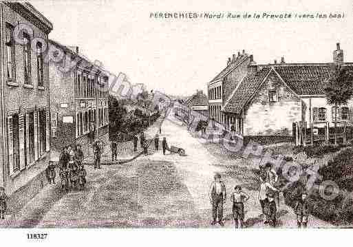Ville de PERENCHIES, carte postale ancienne