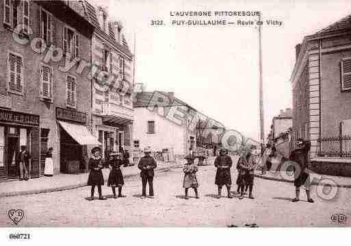 Ville de PUYGUILLAUME, carte postale ancienne