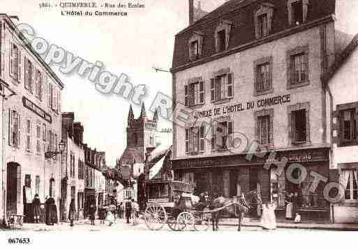 Ville de QUIMPERLE, carte postale ancienne