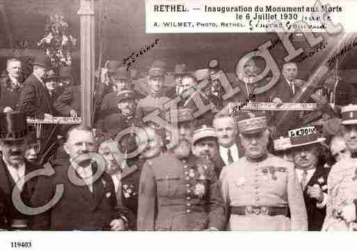 Ville de RETHEL, carte postale ancienne