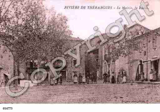 Ville de RIVIERES, carte postale ancienne