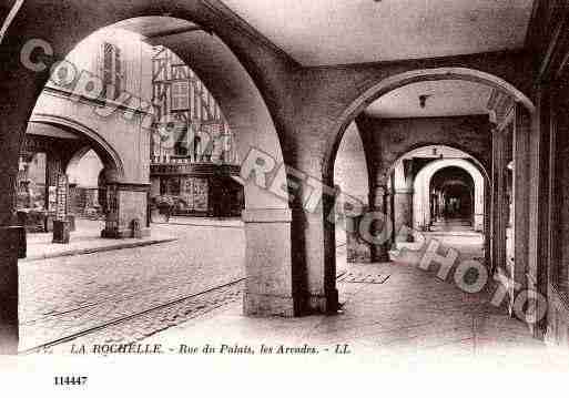 Ville de ROCHELLE(LA), carte postale ancienne