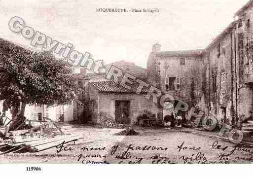 Ville de ROQUEBRUNE, carte postale ancienne