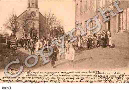 Ville de SABLON, carte postale ancienne