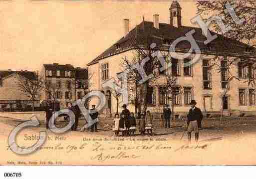 Ville de SABLON, carte postale ancienne