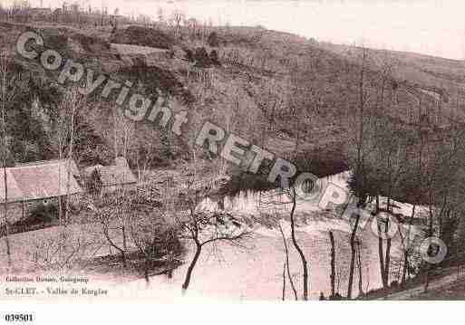 Ville de SAINTCLET, carte postale ancienne