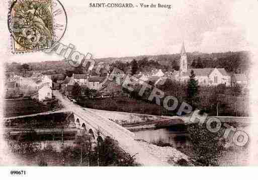 Ville de SAINTCONGARD, carte postale ancienne