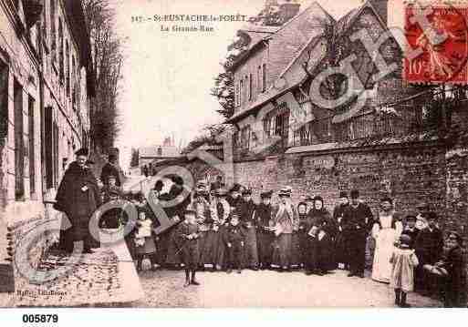 Ville de SAINTEUSTACHELAFORET, carte postale ancienne Ville de SAINTEUSTACHELAFORET, carte postale ancienne