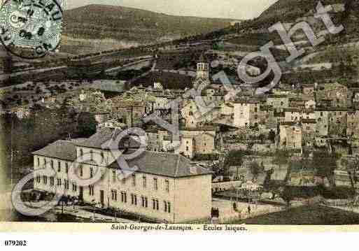 Ville de SAINTGEORGESDELUZENCON, carte postale ancienne Ville de SAINTGEORGESDELUZENCON, carte postale ancienne
