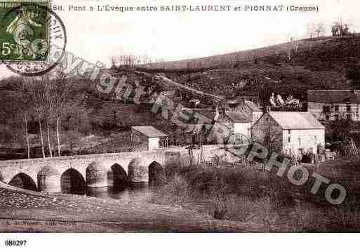 Ville de SAINTLAURENT, carte postale ancienne