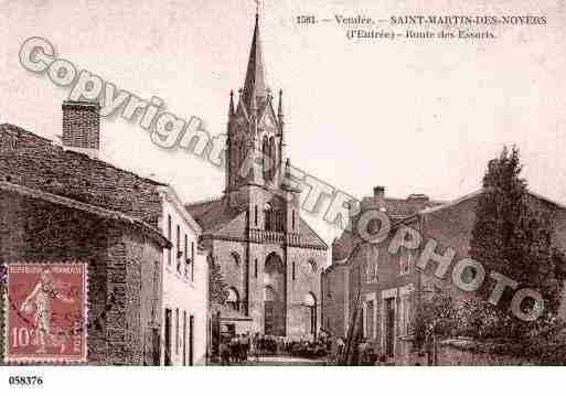 Ville de SAINTMARTINDESNOYERS, carte postale ancienne