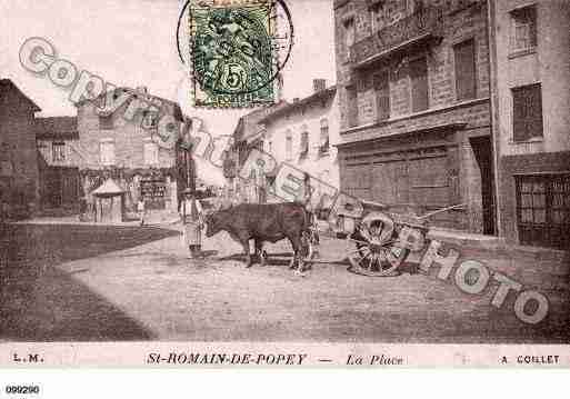 Ville de SAINTROMAINDEPOPEY, carte postale ancienne