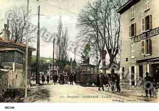 Ville de SASSENAGE, carte postale ancienne