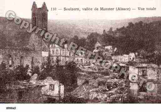 Ville de SOULTZEREN, carte postale ancienne