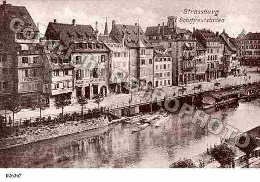 Ville de STRASBOURG, carte postale ancienne