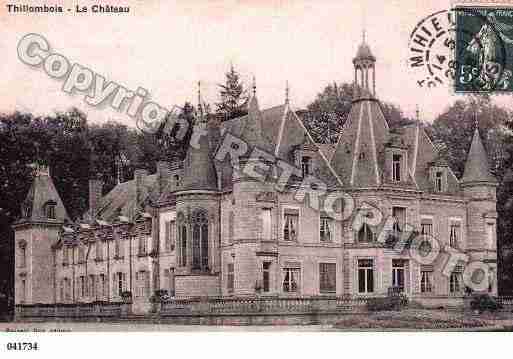 Ville de THILLOMBOIS, carte postale ancienne