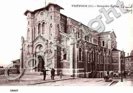 Ville de TREVOUX, carte postale ancienne