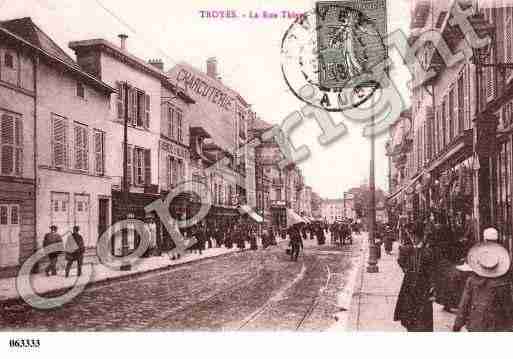 Ville de TROYES, carte postale ancienne