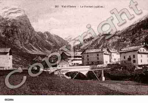 Ville de VALD'ISERE, carte postale ancienne