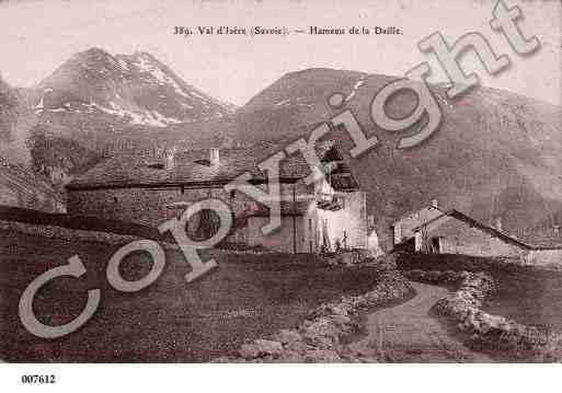 Ville de VALD'ISERE, carte postale ancienne