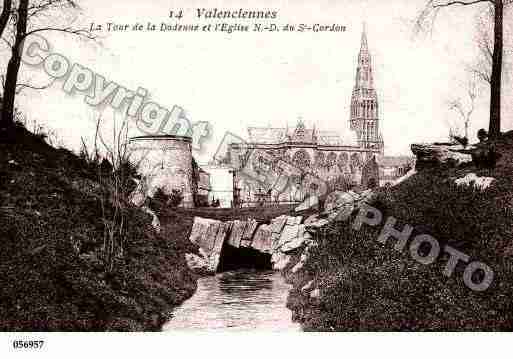 Ville de VALENCIENNES, carte postale ancienne