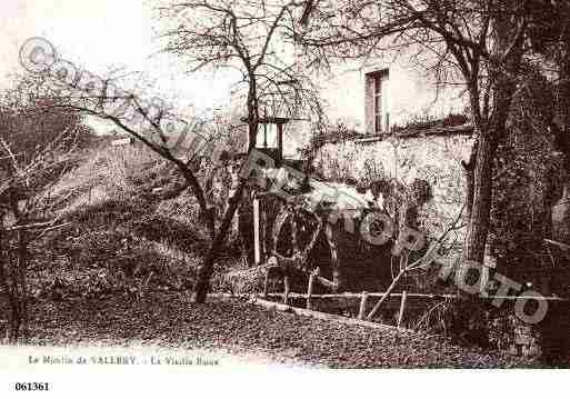 Ville de VALLERY, carte postale ancienne