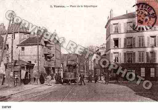 Ville de VANVES, carte postale ancienne