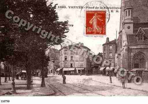 Ville de VANVES, carte postale ancienne
