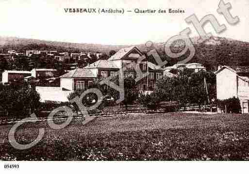 Ville de VESSEAUX, carte postale ancienne