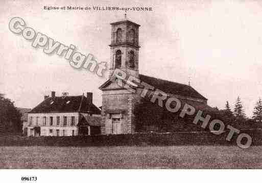 Ville de VILLIERSSURYONNE, carte postale ancienne