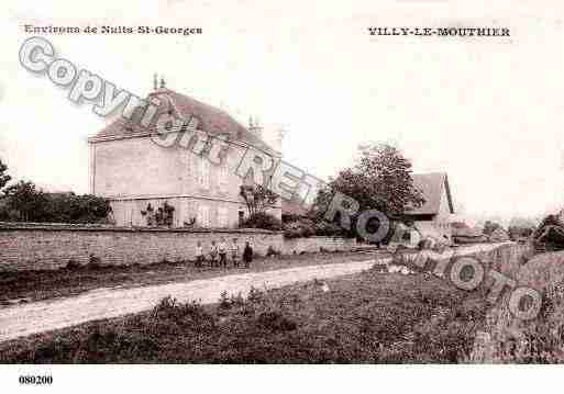 Ville de VILLYLEMOUTIER, carte postale ancienne