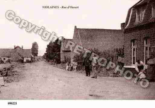 Ville de VIOLAINES, carte postale ancienne