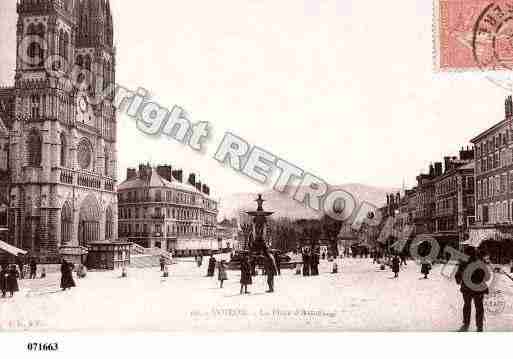 Ville de VOIRON, carte postale ancienne