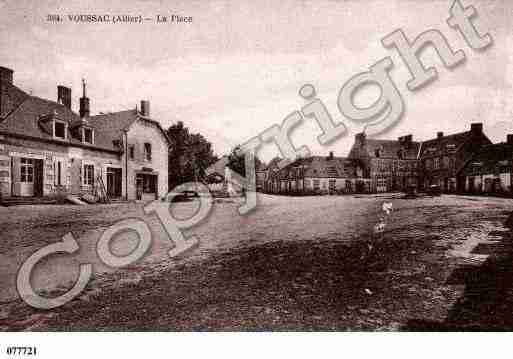 Ville de VOUSSAC, carte postale ancienne