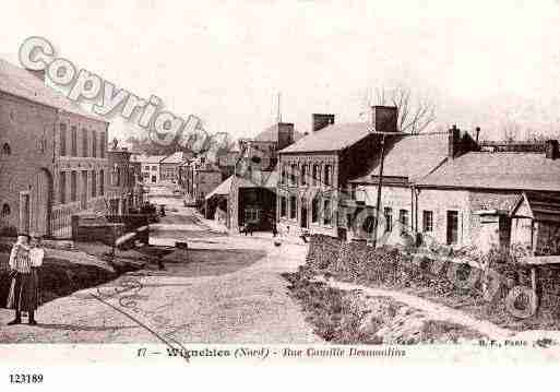 Ville de WIGNEHIES, carte postale ancienne