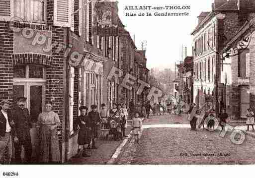 Ville de AILLANTSURTHOLON, carte postale ancienne