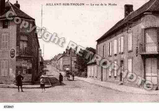 Ville de AILLANTSURTHOLON, carte postale ancienne