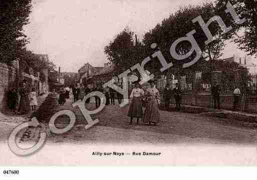 Ville de AILLYSURNOYE, carte postale ancienne