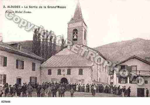 Ville de ALDUDES, carte postale ancienne