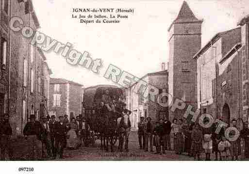 Ville de ALIGNANDUVENT, carte postale ancienne