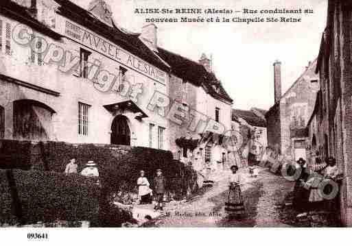 Ville de ALISESAINTEREINE, carte postale ancienne